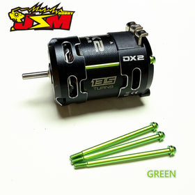 Buy green M2.5 Titanium Motor Screws For  ReveD ABSOLUTE 1&amp; YOKOMO DX2&amp; KEYENCE Acuvance Luxon Agile