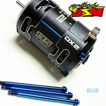 Buy blue M2.5 Titanium Motor Screws For  ReveD ABSOLUTE 1&amp; YOKOMO DX2&amp; KEYENCE Acuvance Luxon Agile