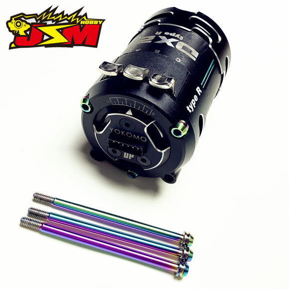 M2.5 Titanium Motor Screws For  ReveD ABSOLUTE 1& YOKOMO DX2& KEYENCE Acuvance Luxon Agile