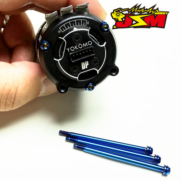 M2.5 Titanium Motor Screws For  ReveD ABSOLUTE 1& YOKOMO DX2& KEYENCE Acuvance Luxon Agile