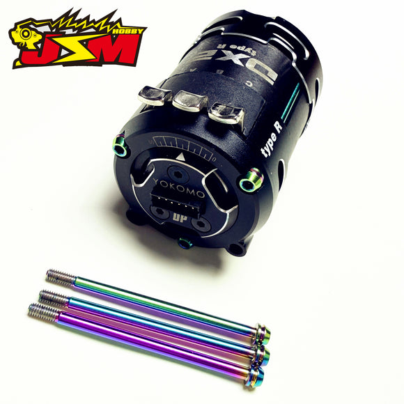 M2.5 Titanium Motor Screws For  ReveD ABSOLUTE 1& YOKOMO DX2& KEYENCE Acuvance Luxon Agile