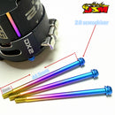 M2.5 Titanium Motor Screws For  ReveD ABSOLUTE 1& YOKOMO DX2& KEYENCE Acuvance Luxon Agile-15