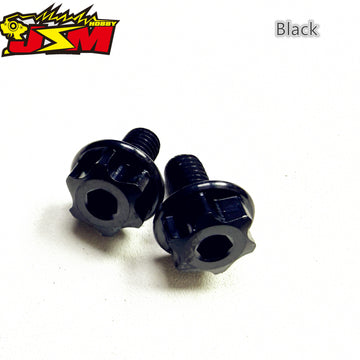 Buy black Jsm Hobby Titanium Motor Mount Screws Two Lives 6mm/8mm For 1/10 Drift &amp;On Road&amp; Off Road