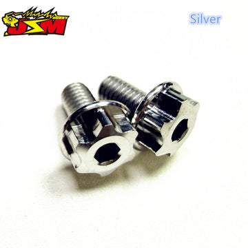 Buy silver Jsm Hobby Titanium Motor Mount Screws Two Lives 6mm/8mm For 1/10 Drift &amp;On Road&amp; Off Road
