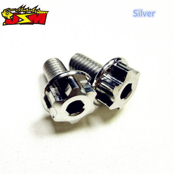 Jsm Hobby Titanium Motor Mount Screws Two Lives 6mm/8mm For 1/10 Drift &On Road& Off Road