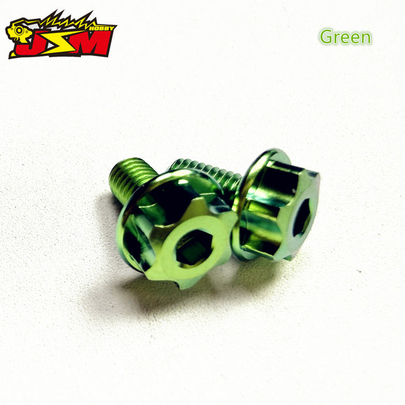 Jsm Hobby Titanium Motor Mount Screws Two Lives 6mm/8mm For 1/10 Drift &On Road& Off Road