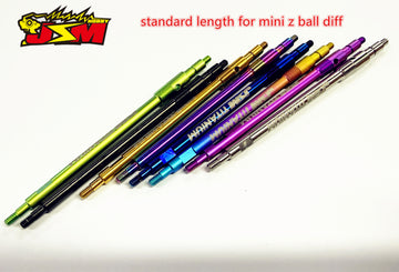Titanium Ball Diff Shaft For MINI Z MR03&04 GL RACING GT/GLR PN RACING NEXX RACING Standard Length Shaft