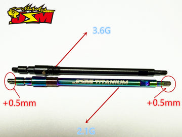 Titanium Ball Diff Shaft For MINI Z MR03&04 GL RACING GT/GLR PN RACING NEXX RACING Standard Length Shaft - 0