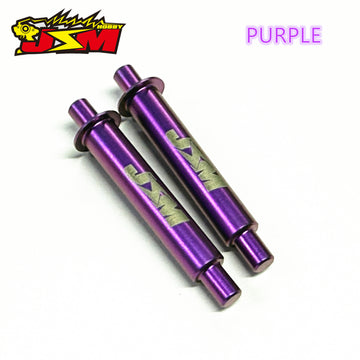Buy purple TItanium optional parts For Shibata GRK5-R Front Upper Arm Hinge Pin Shafts (2) Replace R31S014