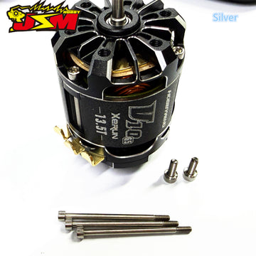 Buy silver JSM HOBBYTitanium  Motor Screws Set Of HOBBBYWING G5 Special Non-Magnetic Strength Makes The Motor Lighter By 1.6g