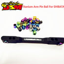 Jsm Hobby Φ3mm Titanium Arm Pin Ball (4) For SHIBATA GRK5 SM-301R31-1
