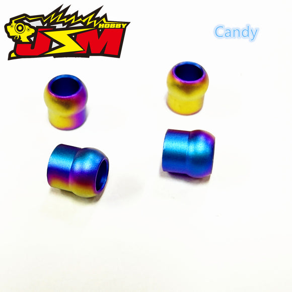 Jsm Hobby Φ3mm Titanium Arm Pin Ball (4) For SHIBATA GRK5 SM-301R31