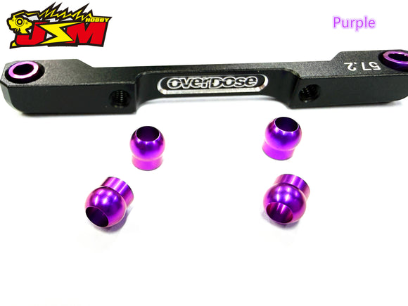 Jsm Hobby Φ3mm Titanium Arm Pin Ball (4) For OVERDOSE GALM JSM-OD1519