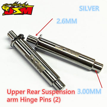 TItanium optional parts For Shibata GRK5-R Rear Upper Arm Hinge Pin Shafts (2) R31S308/R31S309专用