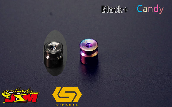 JSM Hobby TITANIUM Battery Grips with bullet plugs 4/5mm