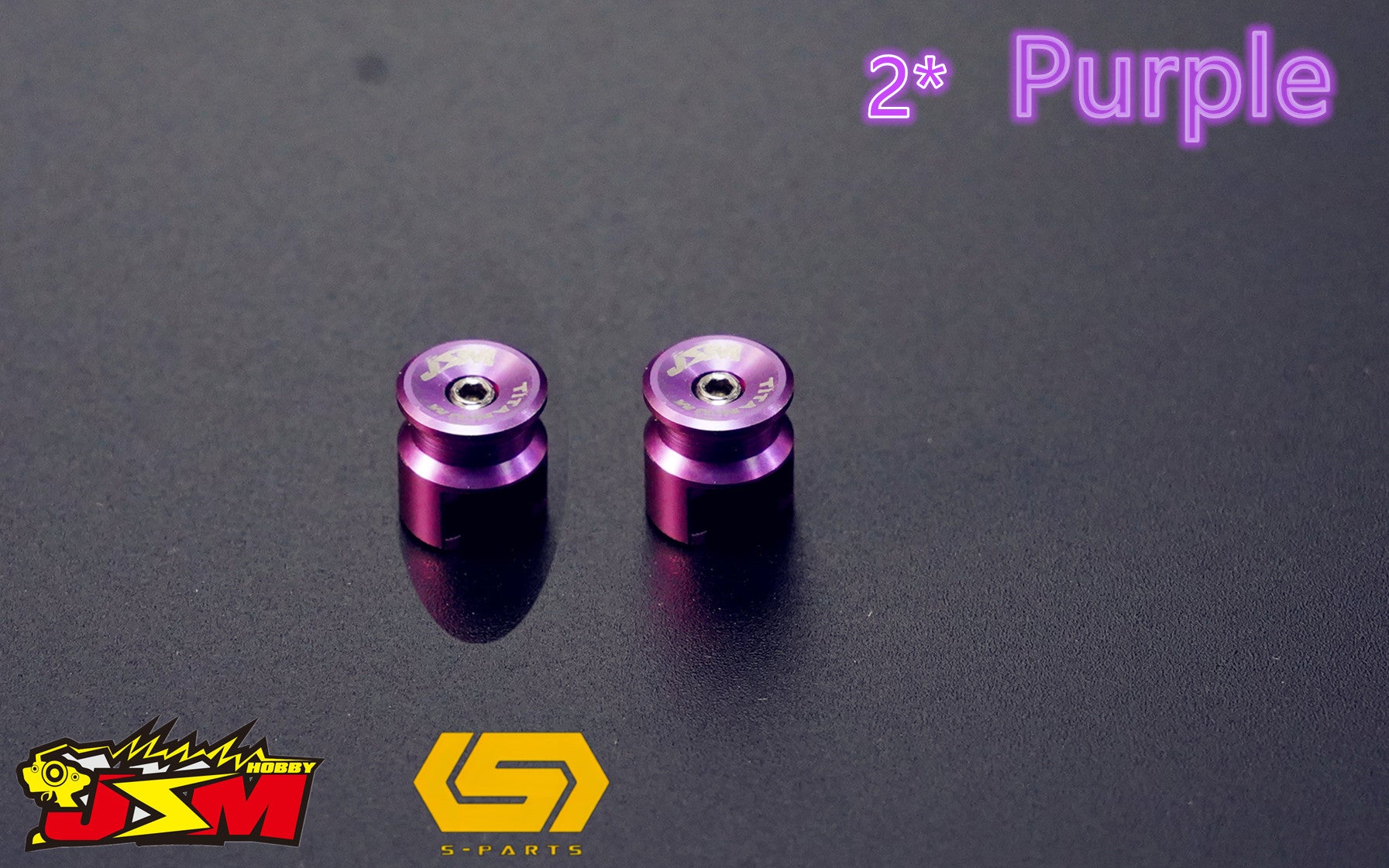 JSM Hobby TITANIUM Battery Grips with bullet plugs 4/5mm