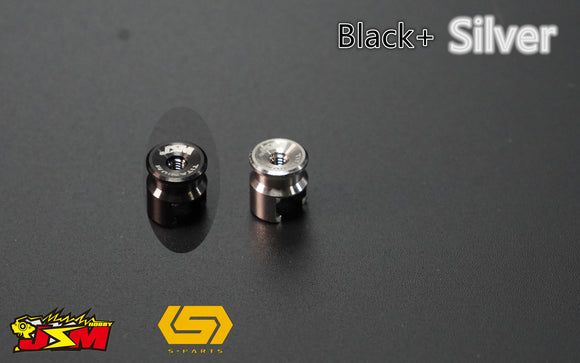 JSM Hobby TITANIUM Battery Grips with bullet plugs 4/5mm