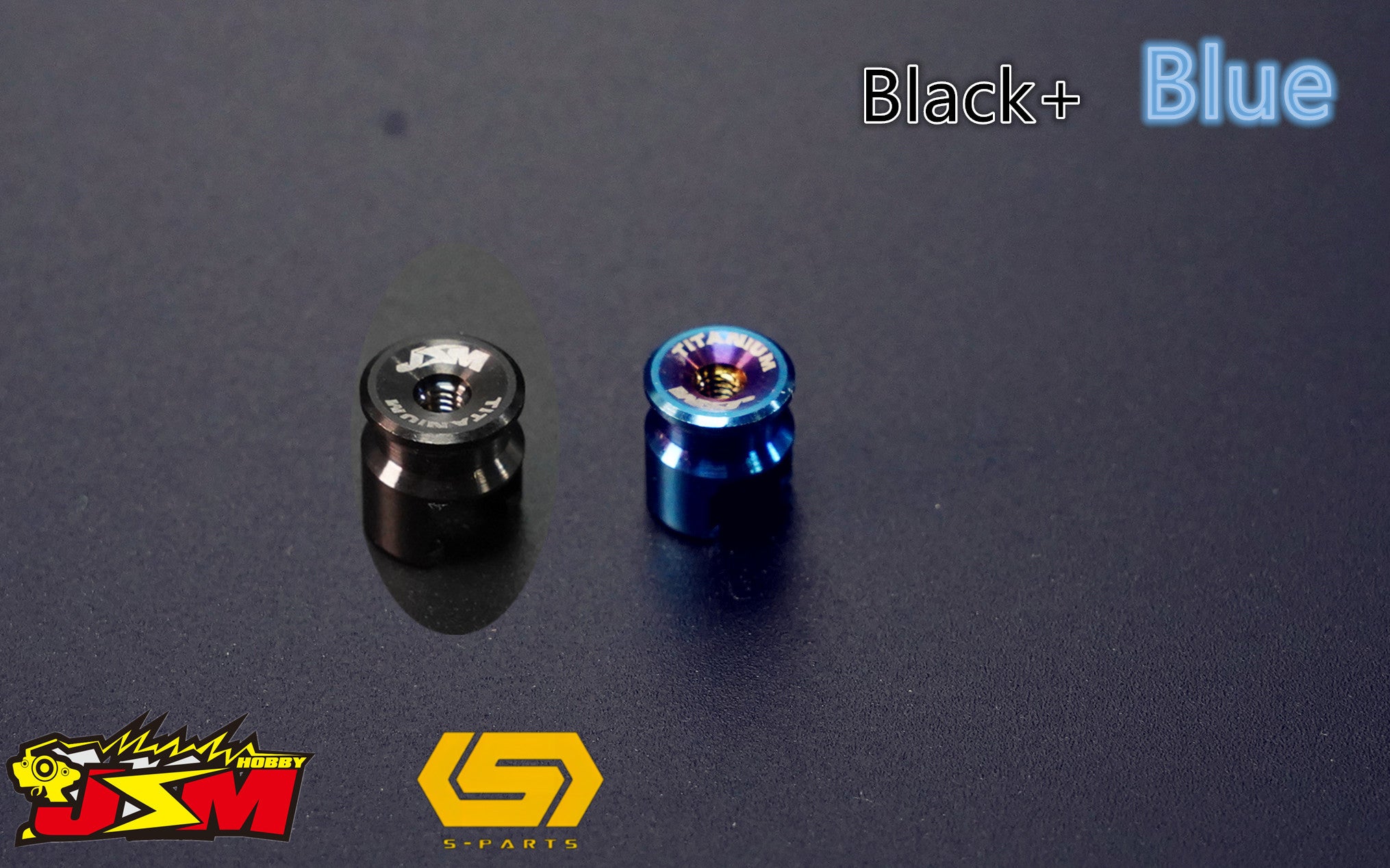 JSM Hobby TITANIUM Battery Grips with bullet plugs 4/5mm