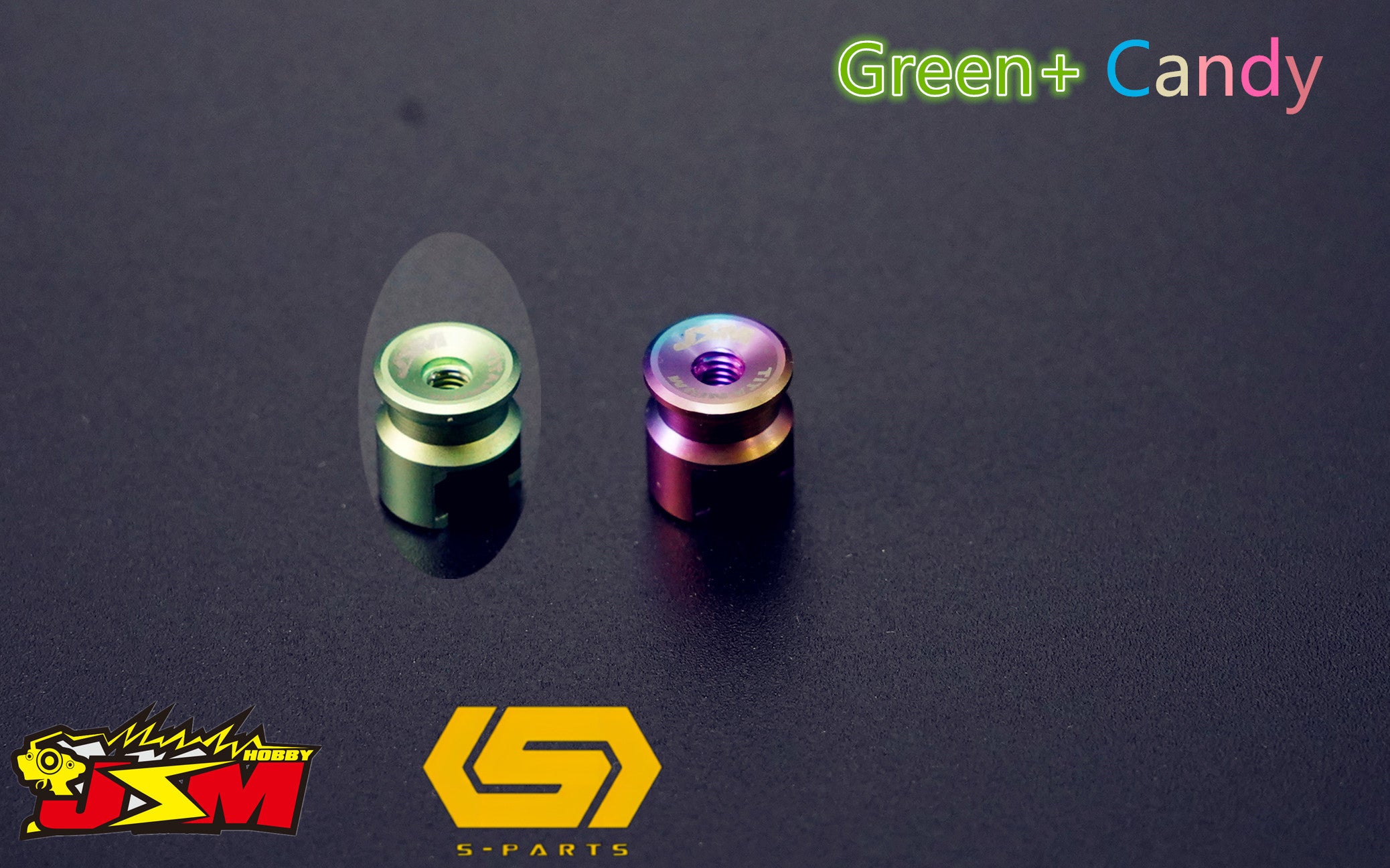 JSM Hobby TITANIUM Battery Grips with bullet plugs 4/5mm