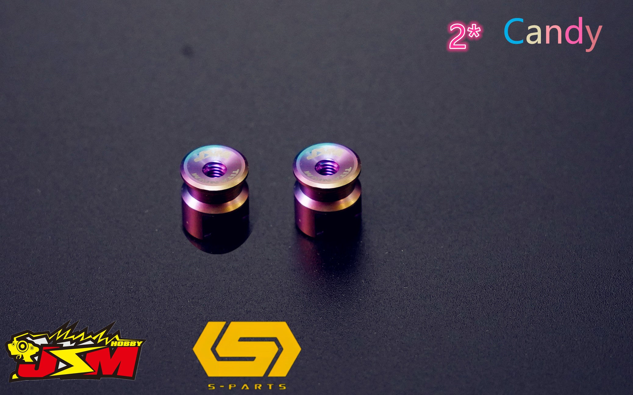 JSM Hobby TITANIUM Battery Grips with bullet plugs 4/5mm