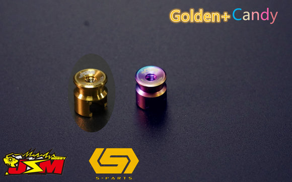 JSM Hobby TITANIUM Battery Grips with bullet plugs 4/5mm