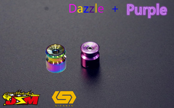 JSM Hobby TITANIUM Battery Grips with bullet plugs 4/5mm