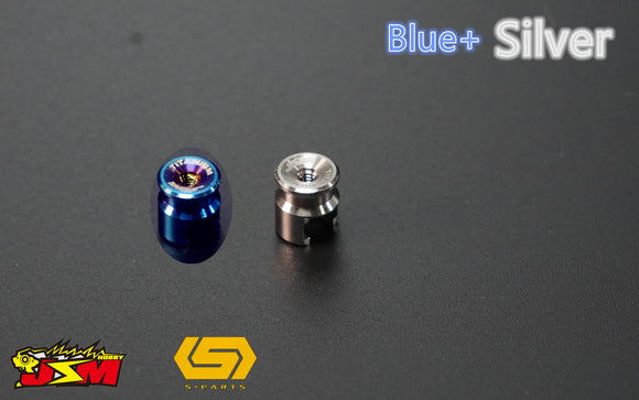 JSM Hobby TITANIUM Battery Grips with bullet plugs 4/5mm