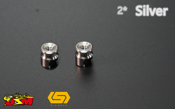 JSM Hobby TITANIUM Battery Grips with bullet plugs 4/5mm