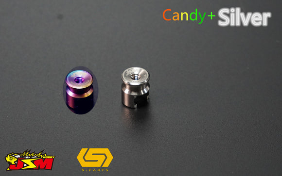 JSM Hobby TITANIUM Battery Grips with bullet plugs 4/5mm