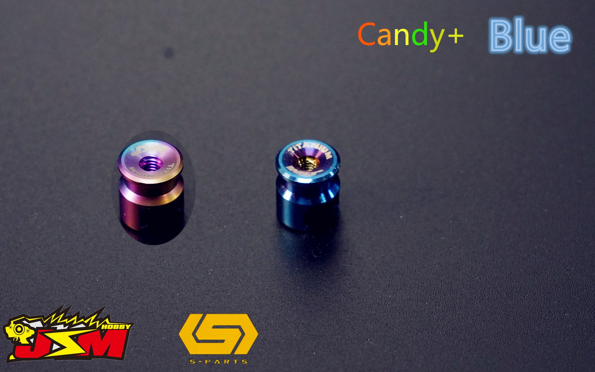JSM Hobby TITANIUM Battery Grips with bullet plugs 4/5mm