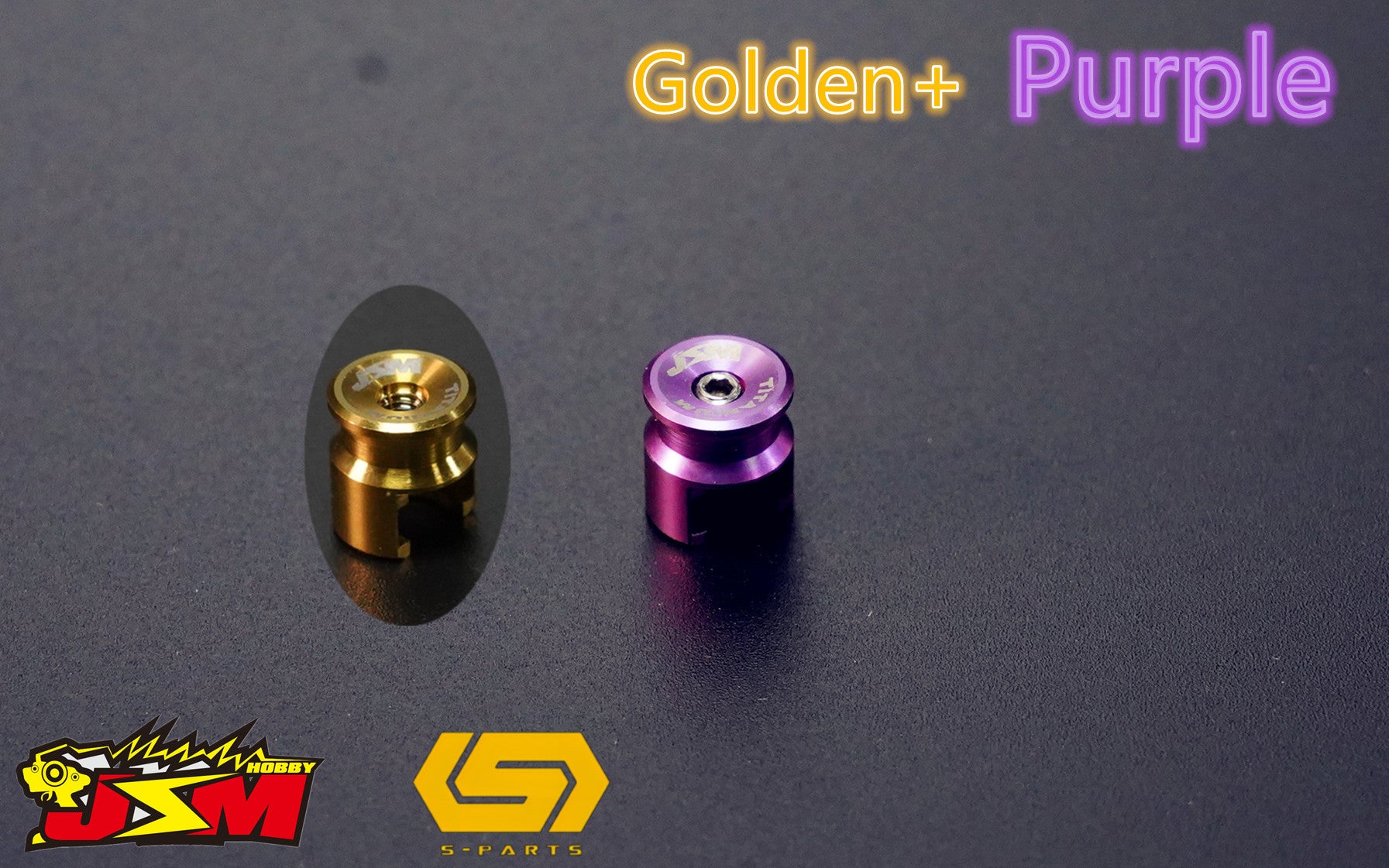 JSM Hobby TITANIUM Battery Grips with bullet plugs 4/5mm